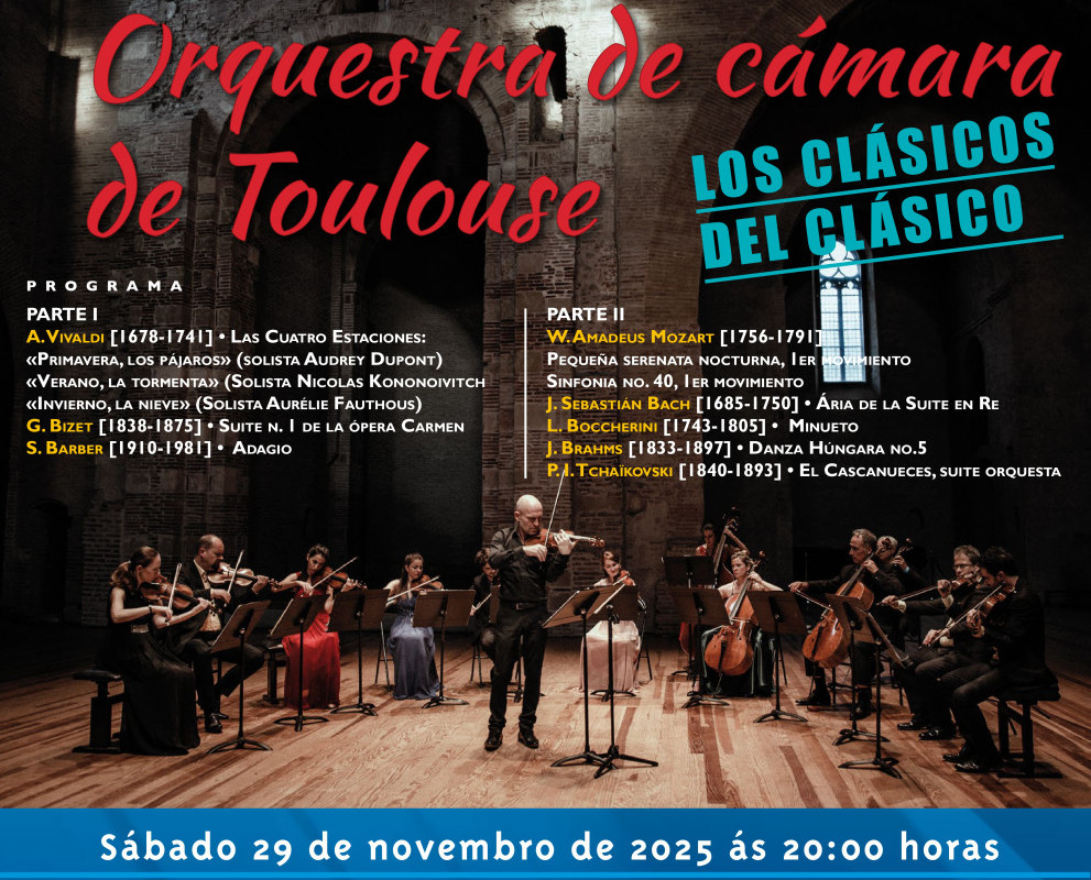 CONCIERTO DE LA ORQUESTA DE CÁMARA DE TOULOUSE 